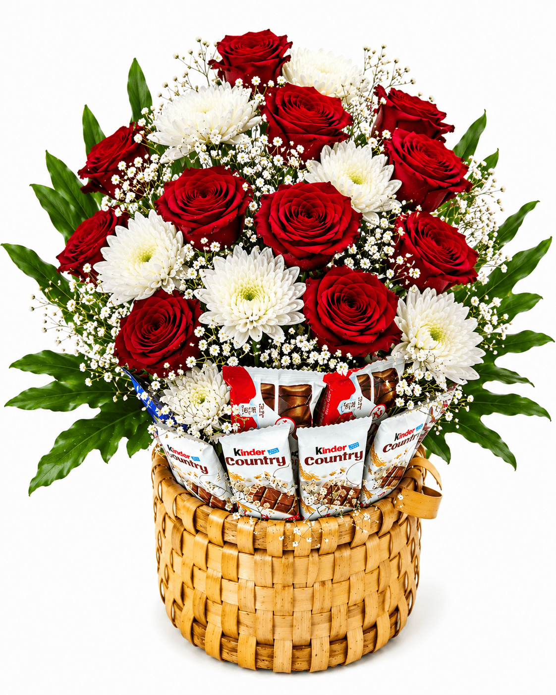 Luxury Floral Chocolate Basket